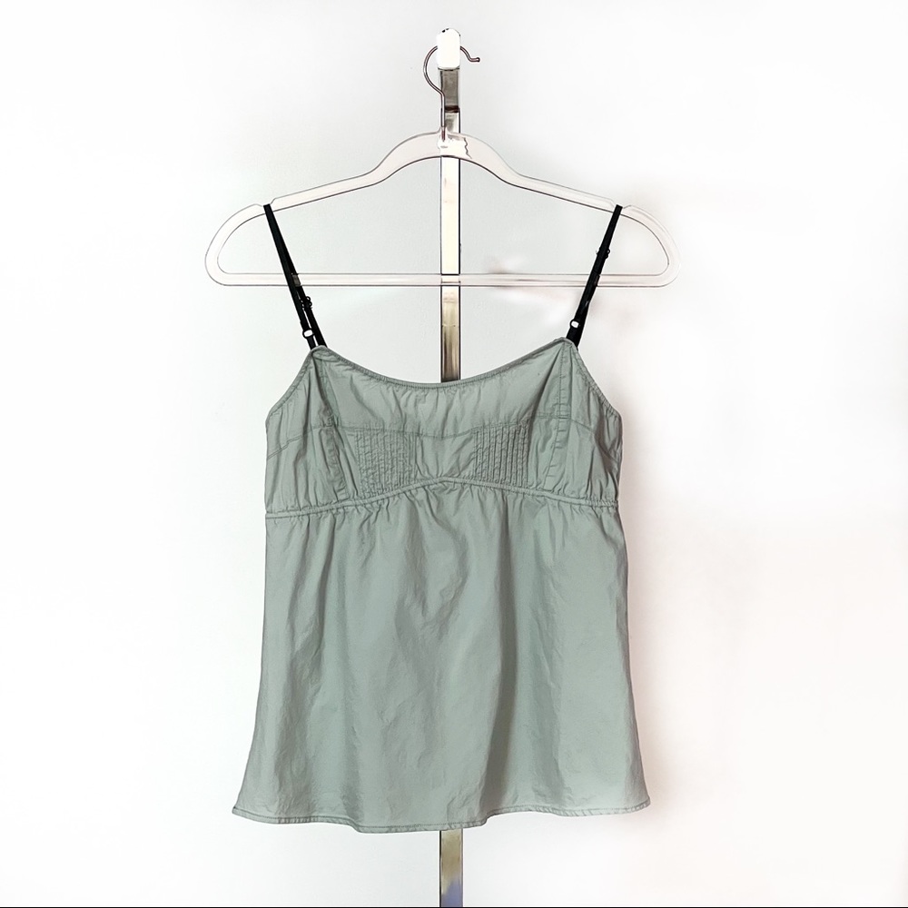 Babakul Spaghetti Strap Top • Sz Medium • Seafoam Green